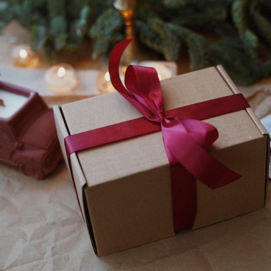 Bougie parfumée - La Petite Voiture de Noël Rétro idée cadeau