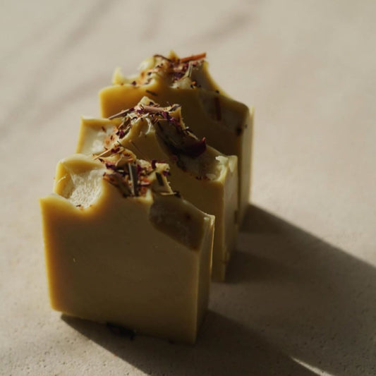 Savon artisanal naturel "Citronnelle" fait à la main - savon organique - savon handmade